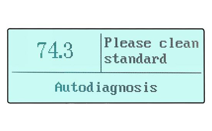 光澤度計標準板檢測界面 光澤度計標準板檢測界面