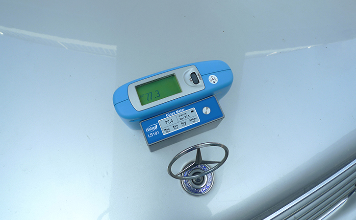 車漆光澤度測試儀與BYK對比