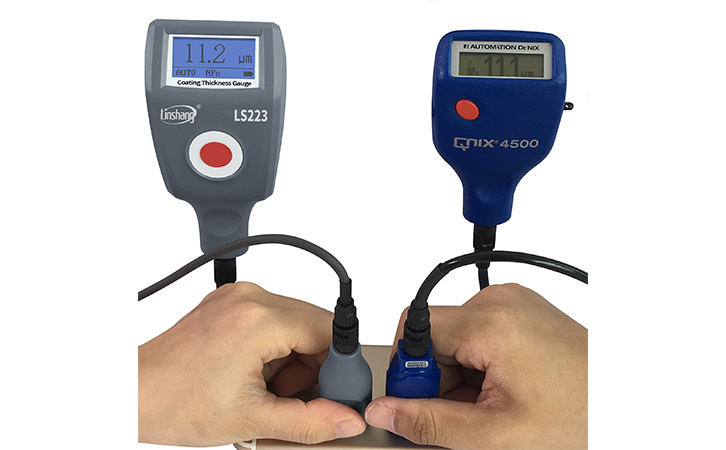 表面涂層測厚儀實測對比圖