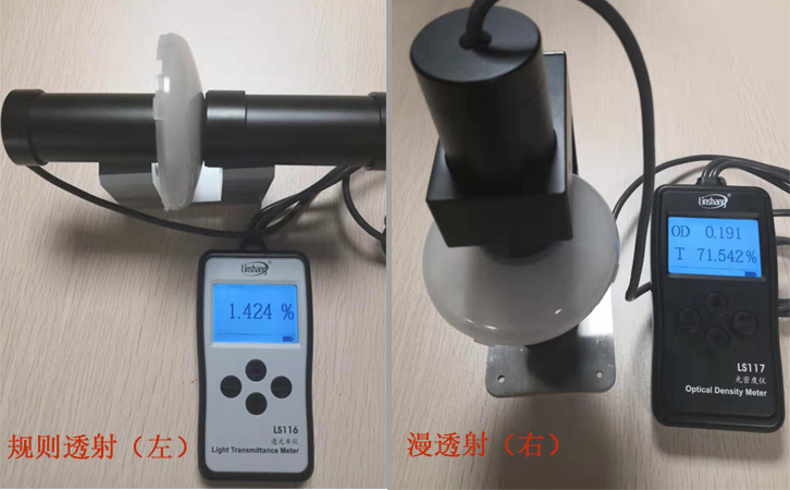 林上LS116和LS117透光率計測試燈罩透光率 林上LS116和LS117透光率計測試燈罩透光率